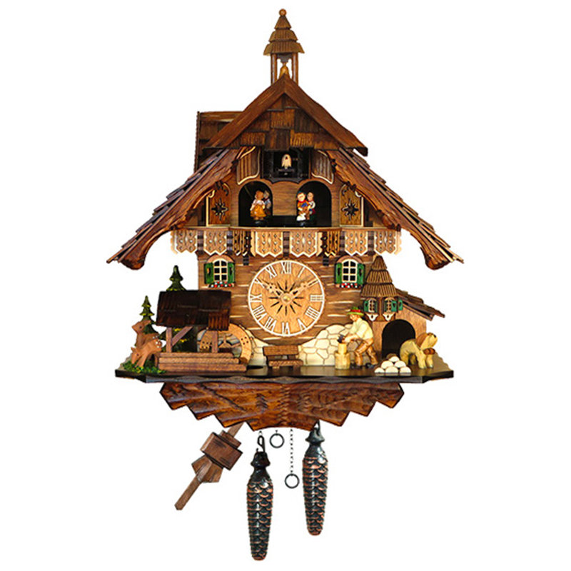 Loon Peak Traditional Battery Operated Cuckoo Wall Clock Wayfair